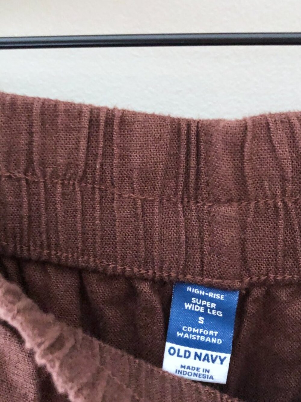 NWT Old Navy High-Waisted Linen-blend Super Wide-leg Pants - Picture 6 of 7